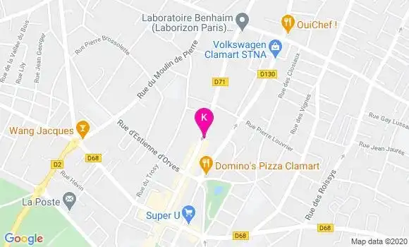 Localisation Sophie Clisson