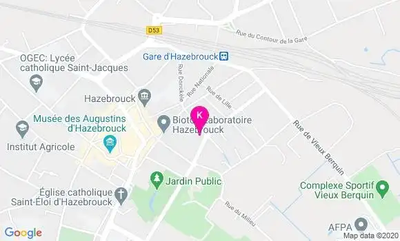 Localisation Eugenie Baey