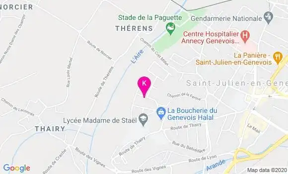 Localisation Morgane Daudin