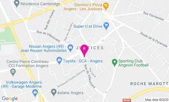 Localisation Pierre Andre Denis