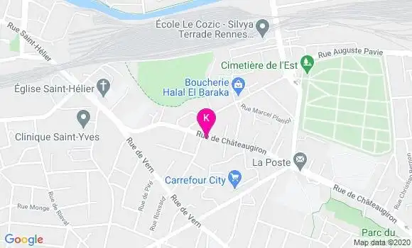 Localisation Eva Salou Regis