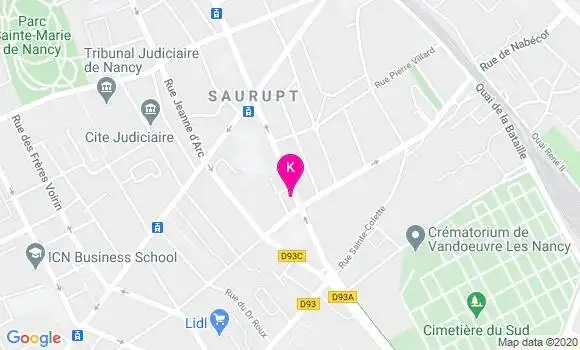Localisation Gerard Blanchet
