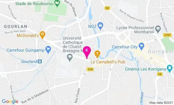 Localisation Daniel Le Carduner