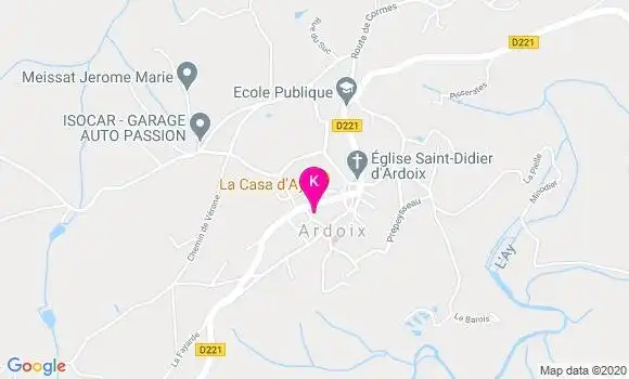 Localisation Vincent Cavelier De Mocomble
