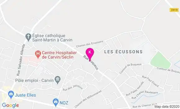 Localisation Xavier Regnier