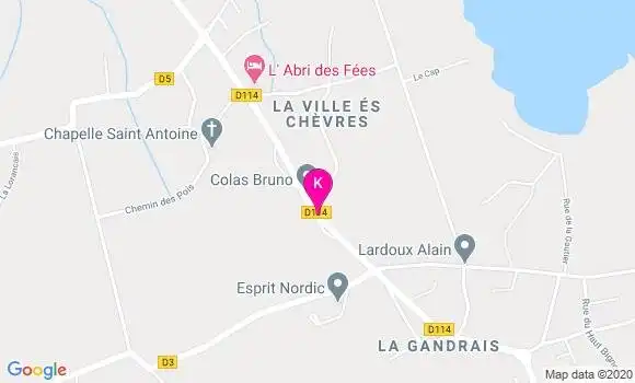 Localisation Fanny Bechu