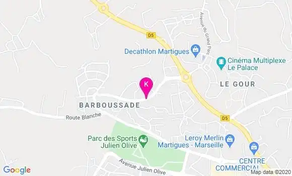 Localisation Emilie Blin