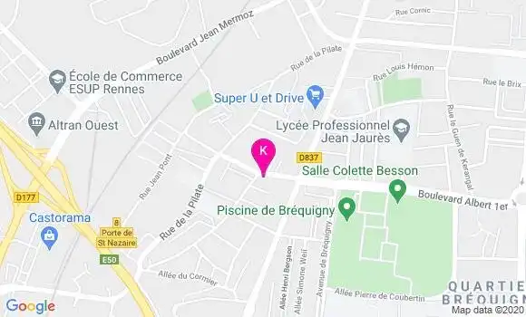 Localisation Mathieu Besnard