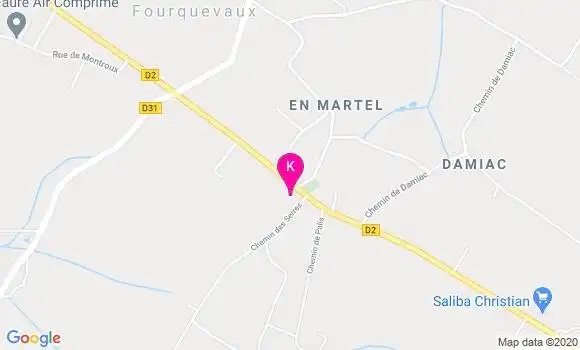 Localisation Laurence Rabier