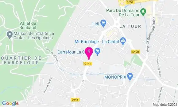 Localisation Nicolas Favot