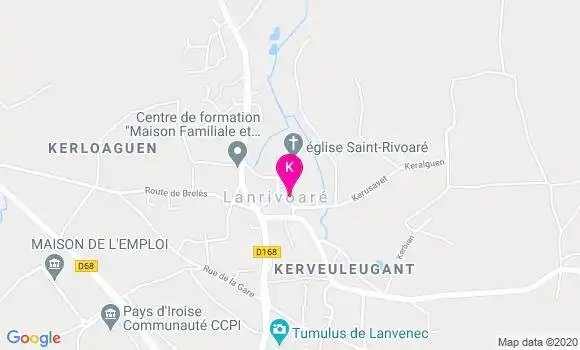 Localisation Gwenaelle Le Corvec