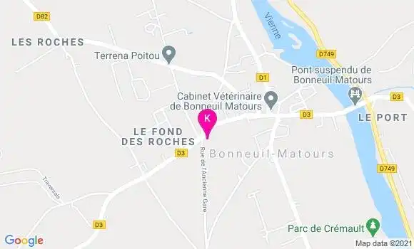 Localisation Benedicte Bourdereau