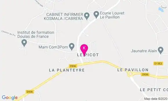 Localisation Anthony Gabin