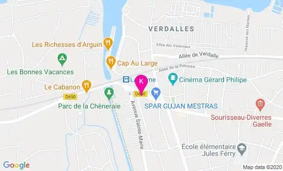 Localisation Pierrette Moal