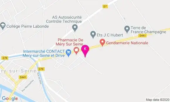 Localisation Mathilde Fantin