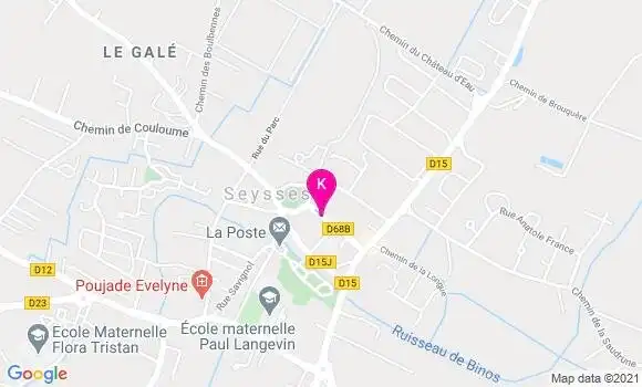 Localisation Danielle Raynal