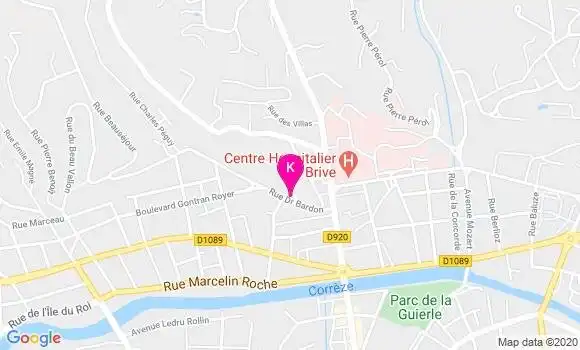 Localisation Anne Emilie Cayre Castel