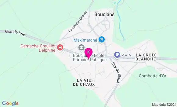 Localisation Justine Pernot