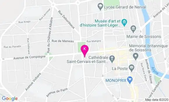 Localisation Francois Padoy