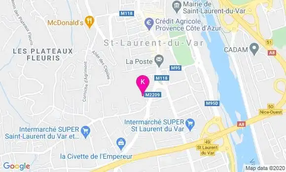 Localisation Valerie Victor