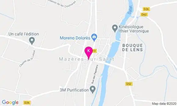 Localisation Daniel Bernard