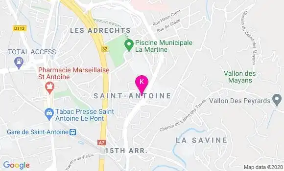 Localisation Alain Brunet