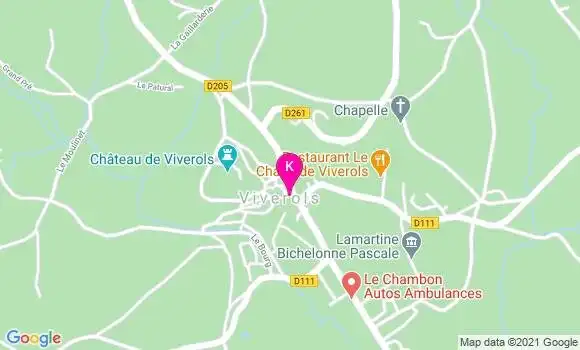 Localisation Claire Chalandre
