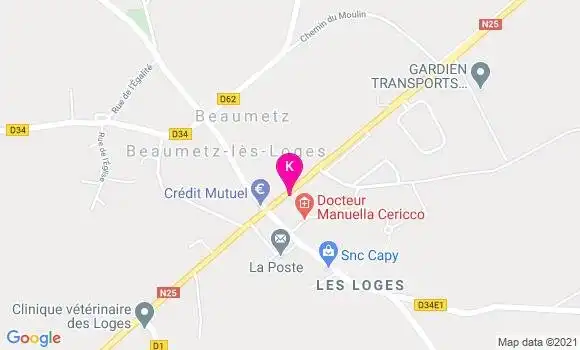 Localisation Emeline Bart