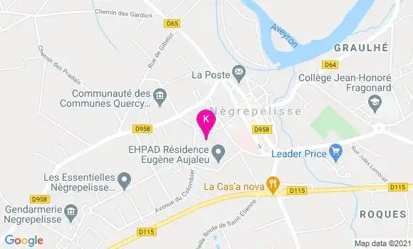 Localisation Aurelie Hubert