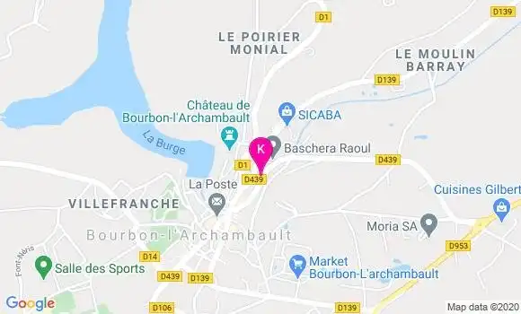 Localisation Elisabeth Fabre Sauvannet