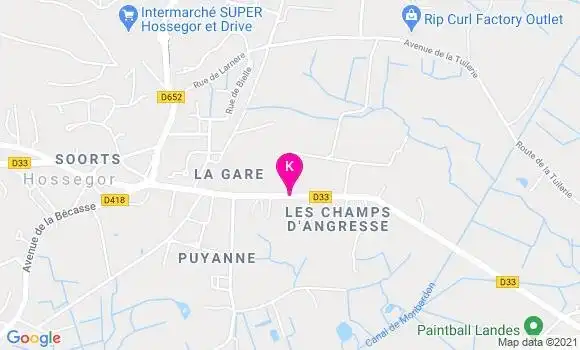 Localisation Tiphaine Bordas