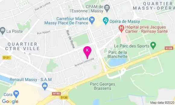 Localisation Irene Deschamps