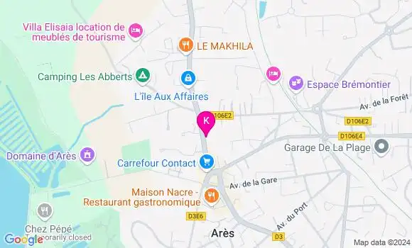 Localisation Ines Huret