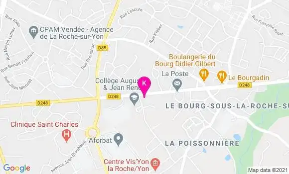 Localisation Elisabeth Druais Pouilly