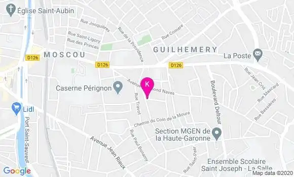 Localisation Caroline Bertrand Clauzon