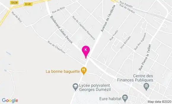 Localisation Mathilde Cognard