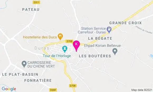 Localisation Corine Chalard Hery