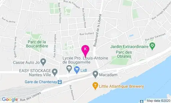 Localisation Maxime Guegan
