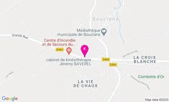 Localisation Jeremy Baverel