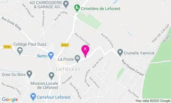 Localisation Victor Dupire