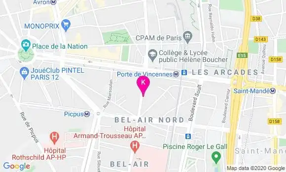 Localisation Marie Esther Desir