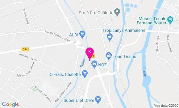 Localisation Chrystelle Vietes