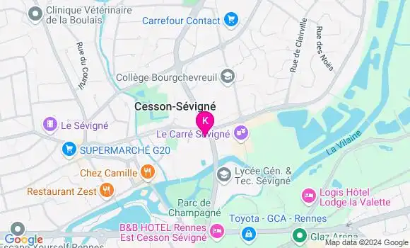 Localisation Ines Keriquel