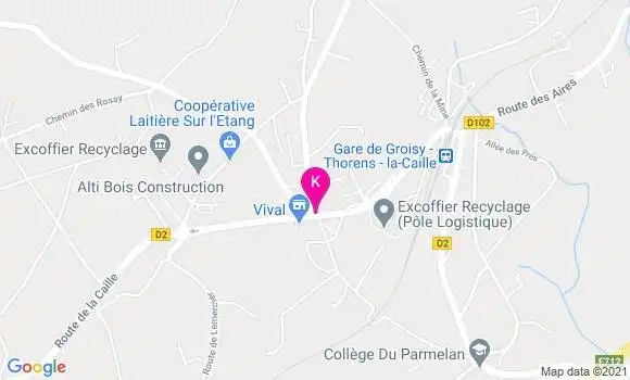 Localisation Thierry Giambi