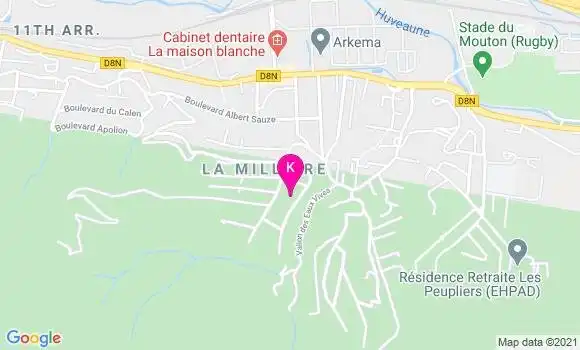 Localisation Marie Brillant