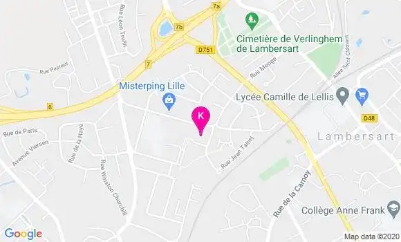 Localisation Franck Duquesnoy