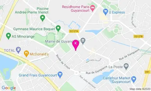 Localisation Adeline Bron