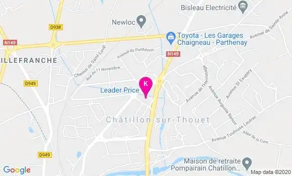 Localisation Yann Montiege