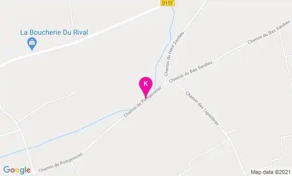 Localisation Emilie Ricard