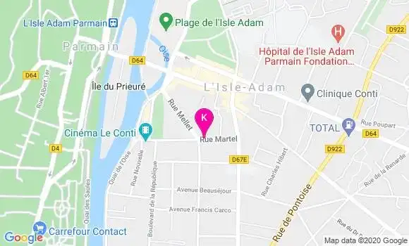 Localisation Cyrille Vaillant